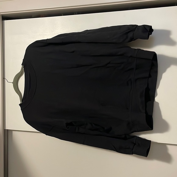 Black lululemon crew neck sweater - Picture 1 of 2
